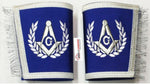 Masonic Master Mason Set Blue with Silver Embroidery & Fringe