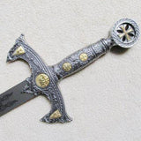 12th Century Espada Knights Templar Sword W/ Plaque 48" - Zest4Canada 