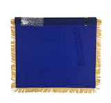 Masonic Hand Embroidered Past Master Apron Navy Blue Gold  & Special Feature Case - Zest4Canada 