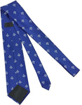 Masonic Regalia Craft Mason Blue Silk Necktie Square Compass & G-Zest4Canada