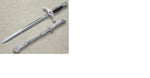 Masonic Knights Templar Sword Knife Red Cross W/ Scabbard 22"
