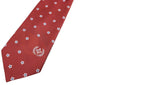 Masonic Regalia forget me not Tie with Square Compass & G - Red