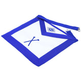 Master Of Ceremonies Blue Lodge Officer Apron - Machine Embroidery
