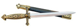 Square Compass Pyramid Masonic Sword Knife W/ Scabbard 24.1" - Zest4Canada 