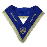 Blue Lodge Master Mason Set (Apron, Collar and Cuffs) – Satin-1