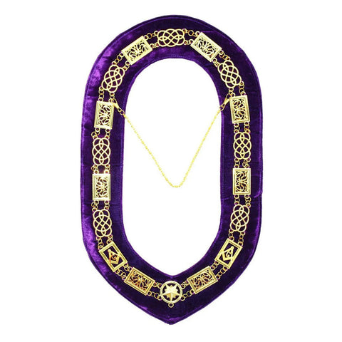 Blue Lodge Grand Chain Collar – Purple-10CODE