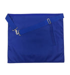 Master Of Ceremonies Blue Lodge Officer Apron - Royal Blue With Wreath