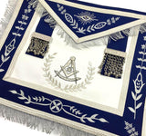 Blue Lodge Past Master Apron Blue – Machine Embroidered 1