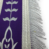 Blue Lodge Past Master Apron Purple – Machine Embroidered 4