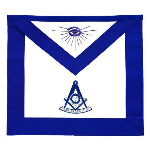 Past Master Lodge Officers Apron – Silk Thread-10CODE