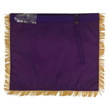 Past Master Velvet Apron Purple – Hand Embroidered -10CODE