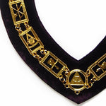 Royal Arch Purple Chain Collar  1