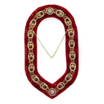 Shriners Chain Collar Gold Plated