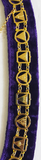 Masonic Regalia 33 Degree Purple Chain Collar + Free Case