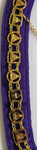 Masonic Regalia 33 Degree Purple Chain Collar + Free Case