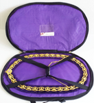 Masonic Regalia 33 Degree Purple Chain Collar + Free Case