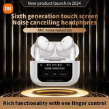 Xiaomi A8 Pro TWS Wireless Earphones Bass Active Noise Cancelling Bluetooth 5.4 Headphones Mijia ANC Earbuds Waterproof Headset