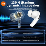 Xiaomi A8 Pro TWS Wireless Earphones Bass Active Noise Cancelling Bluetooth 5.4 Headphones Mijia ANC Earbuds Waterproof Headset