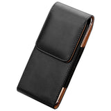 Universal Leather Case for iPhone Samsung Huawei Xiaomi Mens Waist Pack Belt Clip Bag for 3.5-6.3" Mobile Phone Pouch Holster