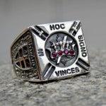 Unique Lucky Anel Freeshipping New Knights Templar Ring Stainless Steel with Stones Masonic Handmade Jewelry Gift Us Size