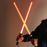 2PCS Double Laser Lightsaber Star Wars Replica Sword With Sound Toys Light saber Darth Vader Jedi Rey Luke Skywalker Kids Toy