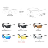 Ultralight Weight Sports Polarized Sunglasses Men Women TR90 Half Frame Fishing Sun Glasses Outdoor Driving Shades