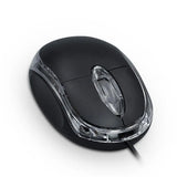 USB Gaming Mouse Office Black Wired Optical Light Scroll Wheel Mice Mouse for Computer PC Laptop