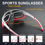 X-TIGER Cycling Glasses Photochromic Sports Sunglasses UV400 Anti Glare Lightweight Bicycle Glasses Men's Women Cycling Eyewear