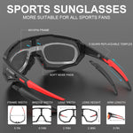 X-TIGER Polarized Lens Cycling Glasses Road Bike Cycling Eyewear Photochromic Sunglasses Sports MTB Mountain Bicycle Goggles