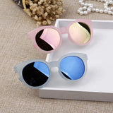 Zilead Kids Sunglasses Colorful Reflective Mirror Hot Boys Girls Kids Child Classic Retro Cute Sun Glasses Round Eyewear UV400