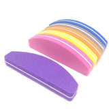 10pcs Nail Polishing Block Nail Files Washable Double-Side Nail Buffering File Art Salon Sponge Manicure Tool Nails Accessories