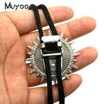 BOLO-0053 New Arrival Masonic Compass Neck Ties Sign Bolo Tie Glass Men Jewelry