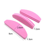 10pcs Nail Polishing Block Nail Files Washable Double-Side Nail Buffering File Art Salon Sponge Manicure Tool Nails Accessories