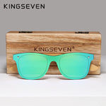 KINGSEVEN Sunglasses for Men UV400 Polarized Women Wooden Bamboo Sun Glasses gafas de sol hombre Fashion Fishing Cycling Eyewear