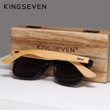 KINGSEVEN Sunglasses for Men UV400 Polarized Women Wooden Bamboo Sun Glasses gafas de sol hombre Fashion Fishing Cycling Eyewear