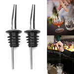 1 Pcs Stainless Steel Stopper For Bottle Wine Olive Oil Pourer Dispenser Flow Wine Bottle Pour Spout Stopper Bar Accessories