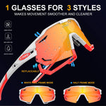 X-TIGER Cycling Glasses Photochromic Sports Sunglasses UV400 Anti Glare Lightweight Bicycle Glasses Men's Women Cycling Eyewear