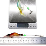 1PC Hot Sale New 9cm 6g Luminous Bead Shrimp Silicon Soft Artificial Bait with Hooks Swivels Rigs Fishing Tackle Fast Delivery