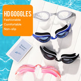 -1.5 To -7 Myopia Adult Men Women Silicone HD Clear Or Electroplated Anti Fog Swimming Glasses Anti-Uv Swim Eyewear Goggles