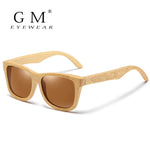 GM Real Wood Sunglasses Polarized Wooden Sunglasses UV400 Sunglasses Bamboo Wooden Sunglasses Brand With DropShipping