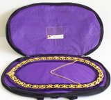 Masonic Regalia 33 Degree Purple Chain Collar + Free Case