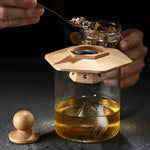 Wooden Cocktail Smoker Kit Whiskey Fruity Wood Chips Bartending Accessories Smoke Maker For Drinks Kitchen Bar Accessories Tools