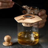 Wooden Cocktail Smoker Kit Whiskey Fruity Wood Chips Bartending Accessories Smoke Maker For Drinks Kitchen Bar Accessories Tools