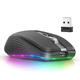 USB 2.4G Wireless Bluetooth-compatible Gaming Mouse 2400 DPI 6 Buttons Programmable for Computer Gamer Mice Laptop For Office