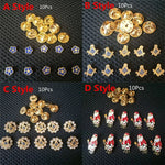 10Pcs/Set Classic Metal Freemasons Brooch Rhinestone Santa Claus Masonic Pins Brooches Party Jewelry Accessories Xmas Gifts