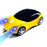 RYRA Durable Wired Mouse 1000DPI Mini Car Shape USB 3D Optical Innovative 2 Headlights Gaming Mouse For PC Laptop Computer