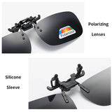 Polarized Clip Fishing Sunglasses UV400 Night Vision polarized Clip Sunglasses Fishing lenses Driving Goggles lentes de pesca