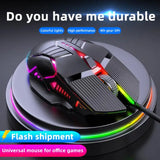 Ergonomic Wired Gaming Mouse USB Computer Mouse Gaming RGB Mause Gamer Mouse 6 Button LED Silent Mice for PC Laptop