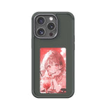 New-tech NFC Function Phone Case For iphone 15 14 13 Pro Max DIY Cases E ink Screen Phone Cover Cartoon Girl Fundas Battery Free