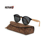 High Quality Round Wood Bamboo Grain Multicolors Sunglasses With Case Fashion Women Man Shades Wooden Polarized Gafas De Sol